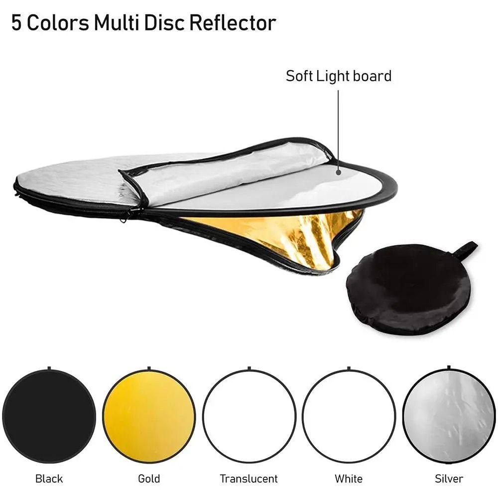Reflector 5 In 1 110Cm - Reflector 30CM 60CM 80CM 110CM Silver
