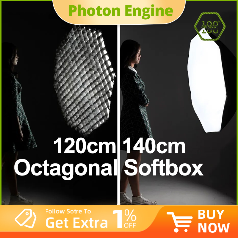 Softbox 120Cm Octagon - Large Softbox AMBITFUL 120cm 140cm Rectangular