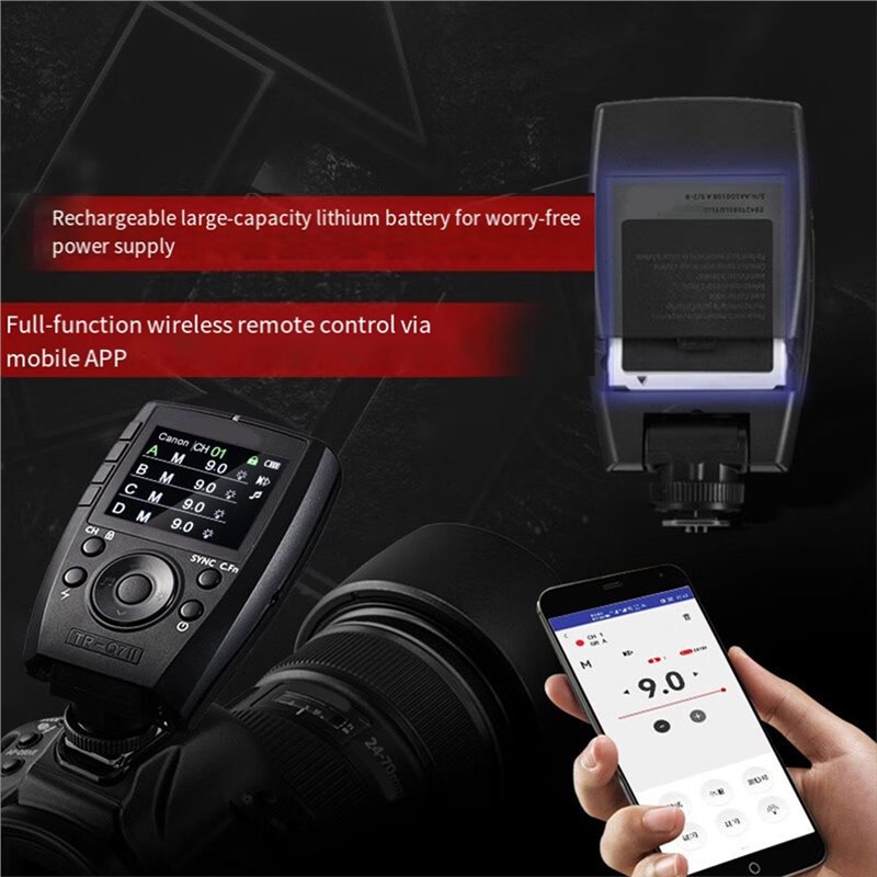 Wireless Flash Trigger 2.4G - SQPP-TR-Q7II 2.4G Wireless Flash Trigger TTL