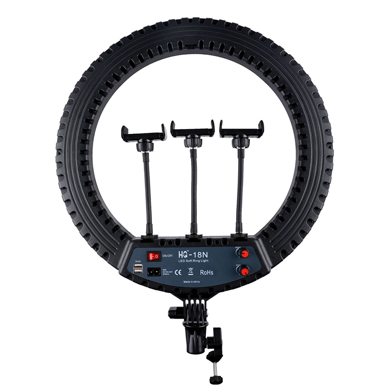 Ring Light 18 Inch Studio - HQ-18N Photographic Makeup Studio Video Live
