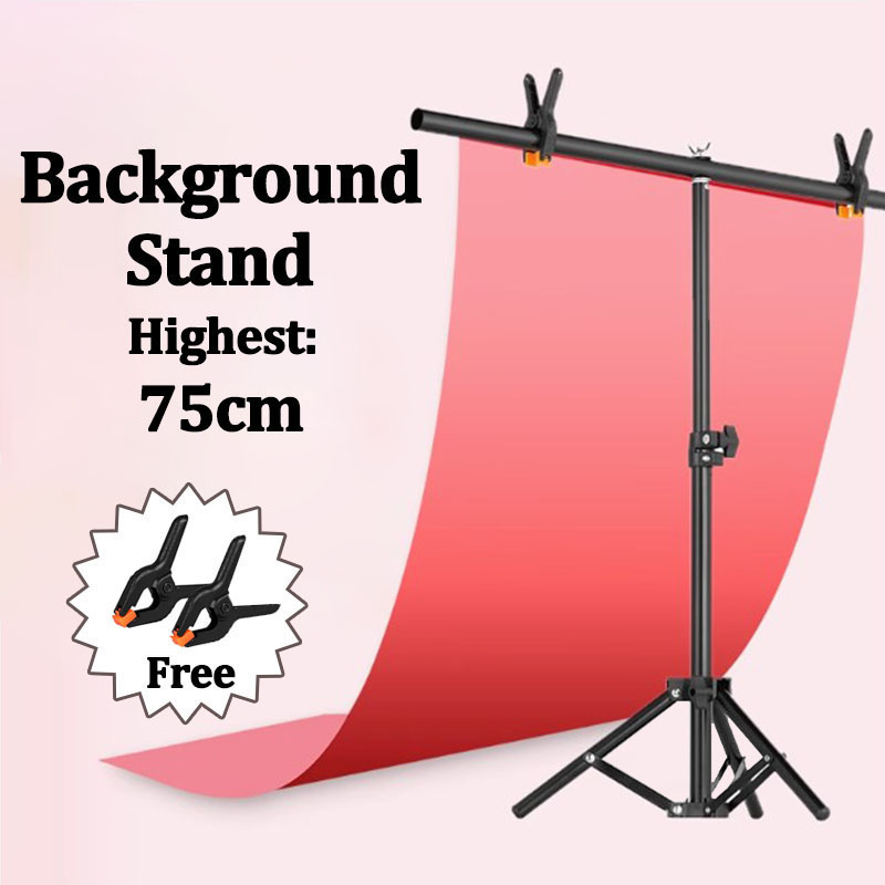 Photography Backdrop Stand Kit - T-shaped Photography Backdrops Stand Photo Studio
