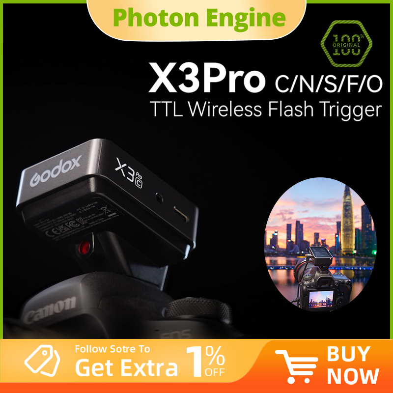 Wireless Flash Trigger 2.4G - New Godox X3pro TTL HSS 2.4G