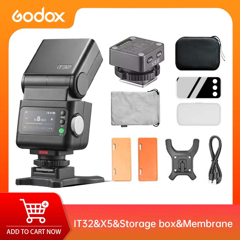 Wireless Flash Trigger 2.4G - Godox IT32 X5 Magnetic Modular Flash