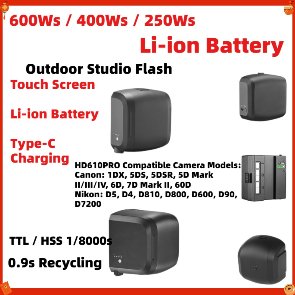 Studio Strobe Hss Ttl - For JINBEI HD250/400/600MAX & HD610/400PRO 250-600Ws