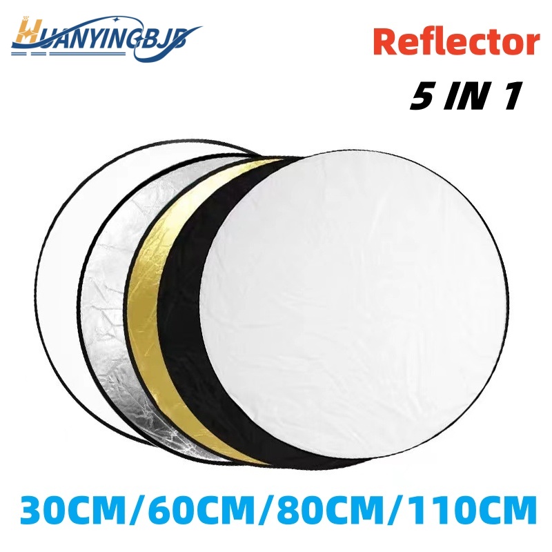 Reflector 5 In 1 110Cm - HUANYINGBJB Portable 5 in 1 Photography