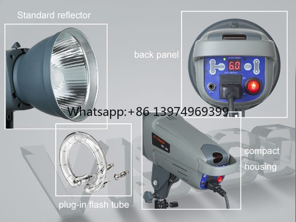 Studio Strobe Light 600W - CE ROHS 5600K Photographic Lighting Equipment