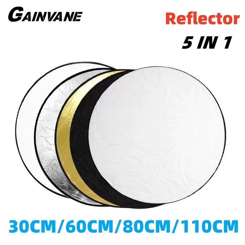 Reflector 5 In 1 110Cm - GAINVANE Portable 5 in 1 Photography