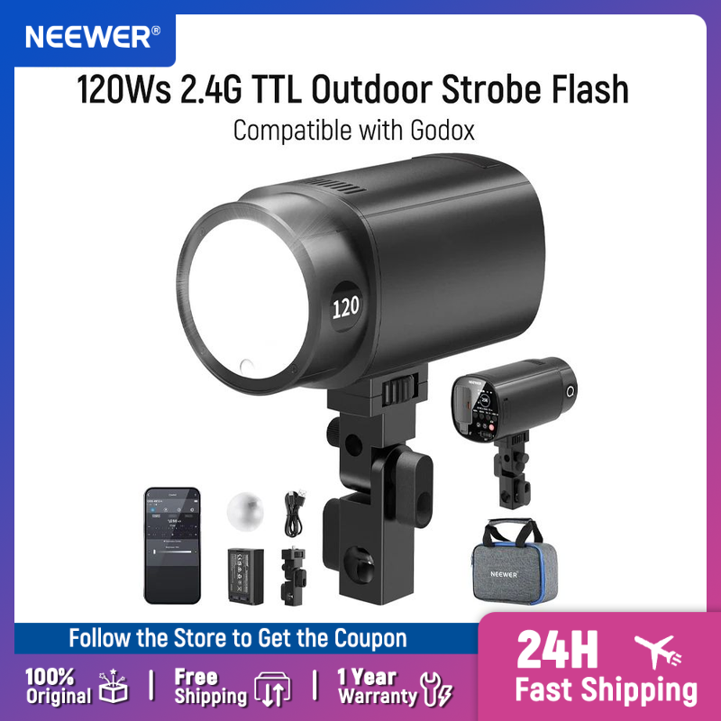 Studio Strobe Hss Ttl - NEEWER Q120 120Ws 2.4G TTL Outdoor