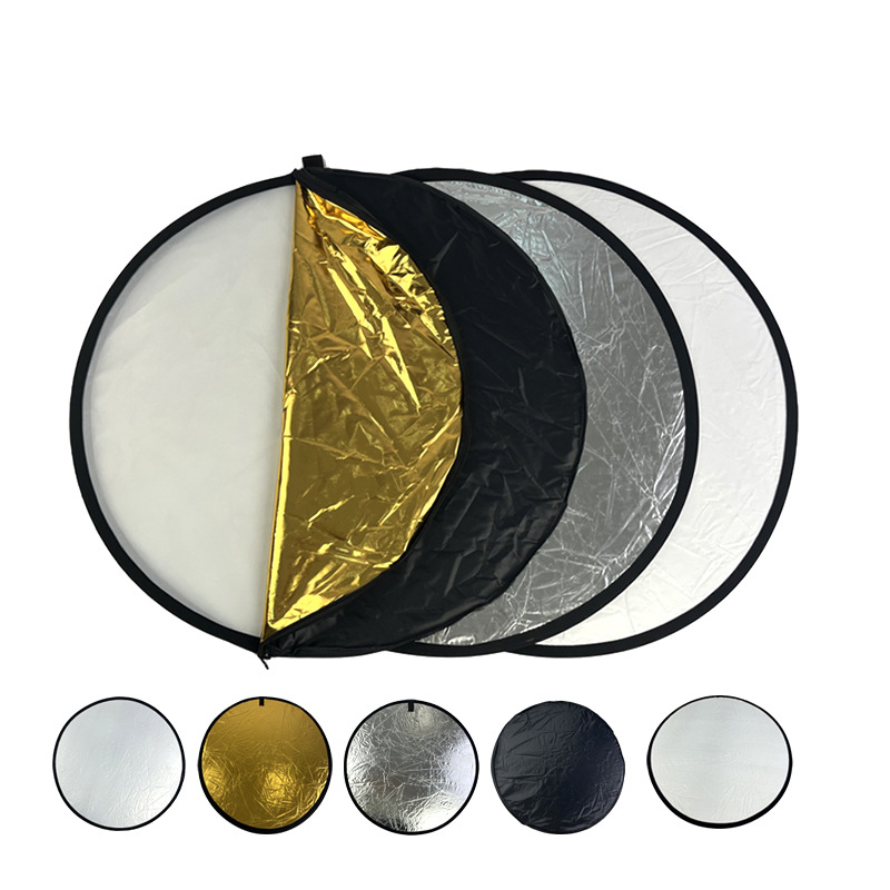 Reflector 5 In 1 110Cm - Photography Reflector Set, 5-in-1 Style, Outdoor