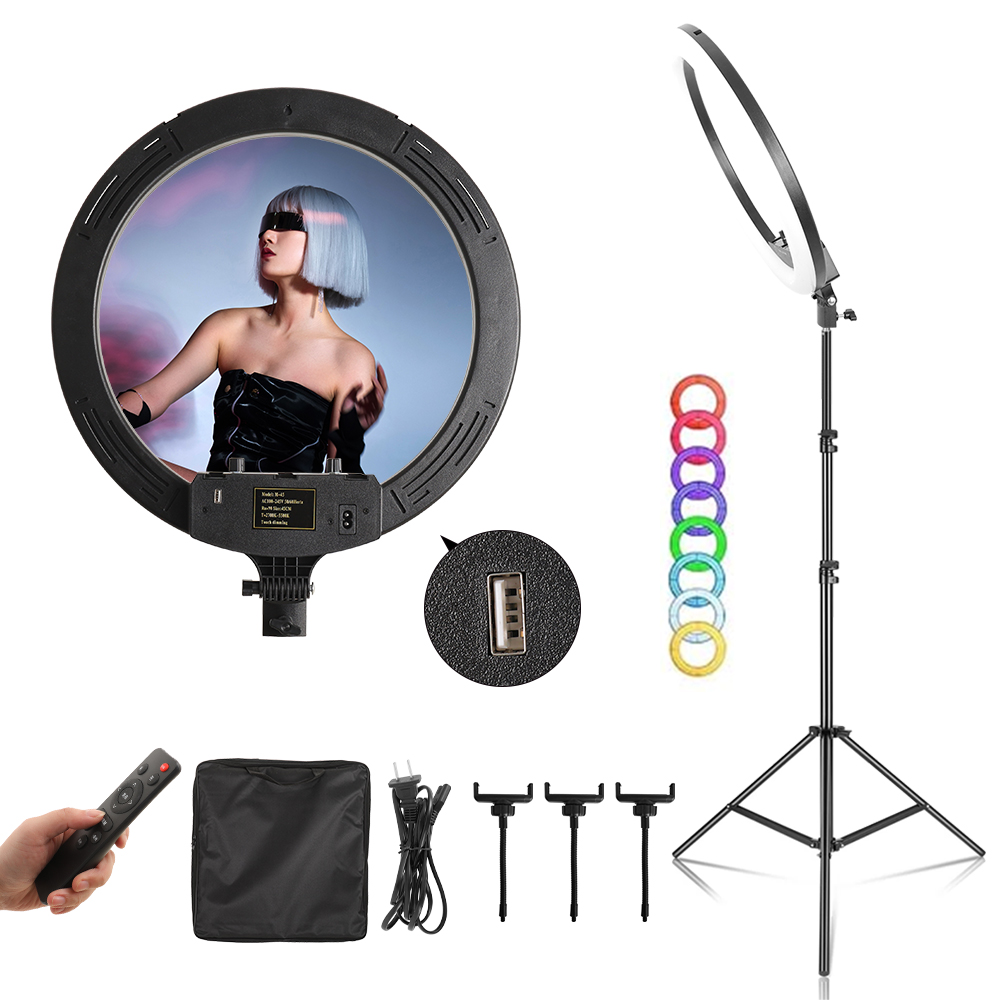 Ring Light 18 Inch Studio - 18 Inch RGB Ring Light Photography