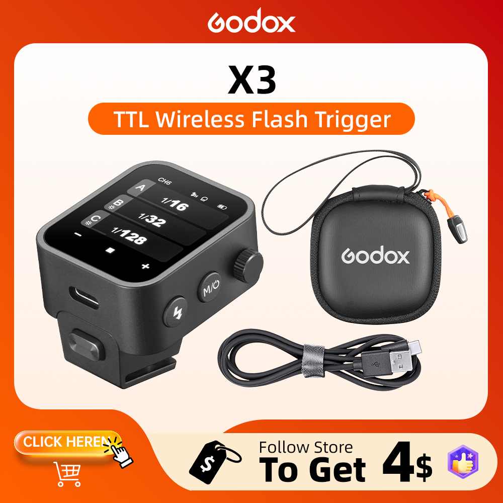 Wireless Flash Trigger 2.4G - Godox X3 TTL HSS 2.4G Wireless