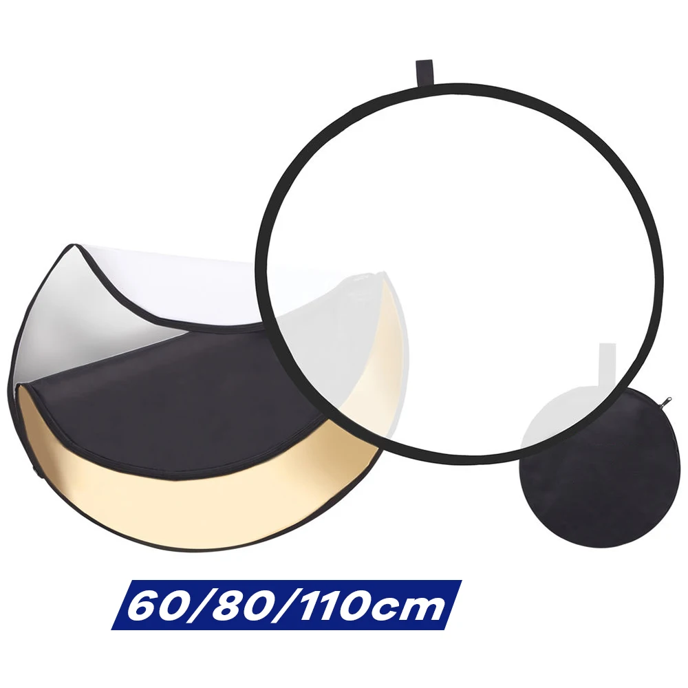 Reflector 5 In 1 110Cm - 60/80/110cm 5-in-1 Collapsible Circular Reflector Disc