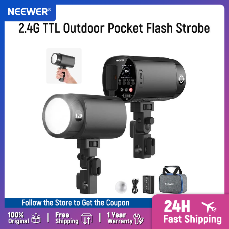 Studio Strobe Hss Ttl - NEEWER 120Ws 2.4G TTL Outdoor Strobe