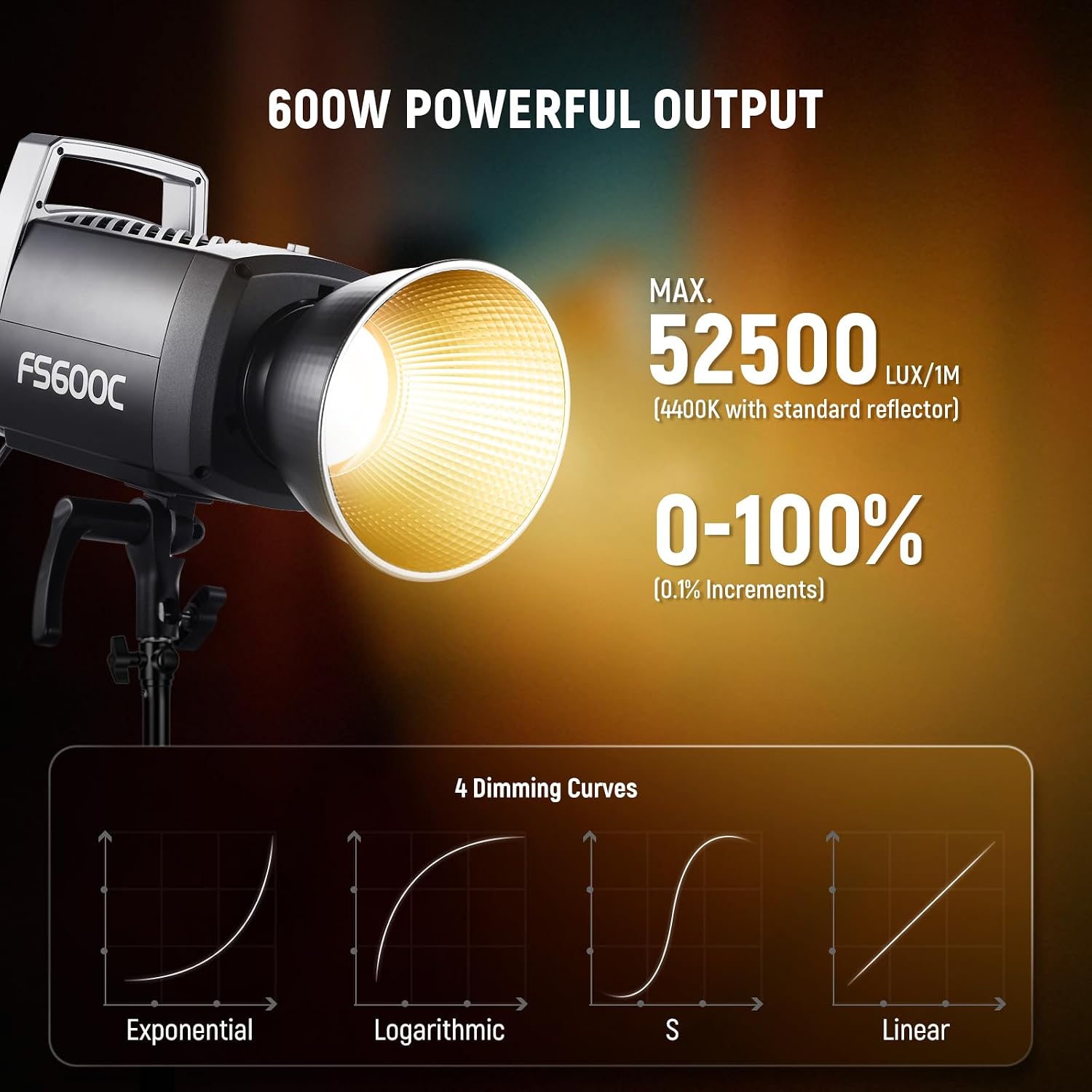 NEEWER FS600C 600W RGB COB LED - Studio Strobe Light 600W review and price