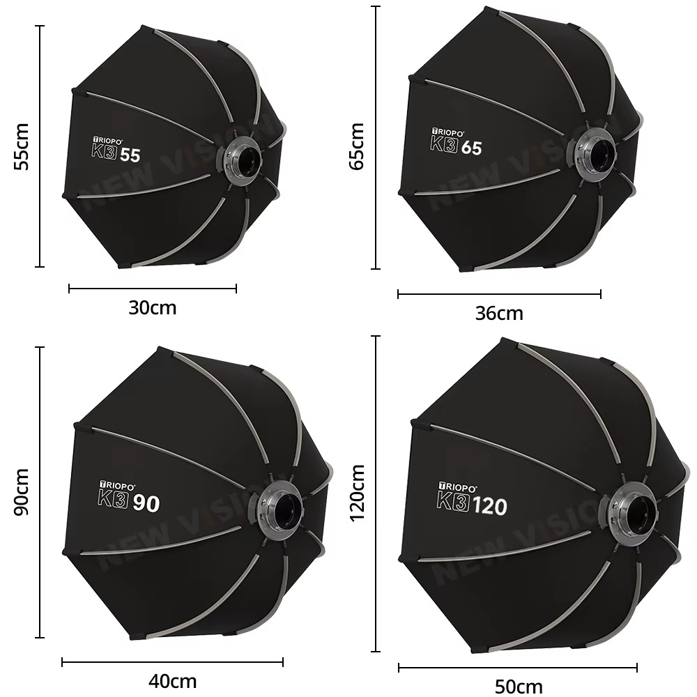 TRIOPO Bowens Mount Softbox K- - Softbox 120Cm Octagon review and price