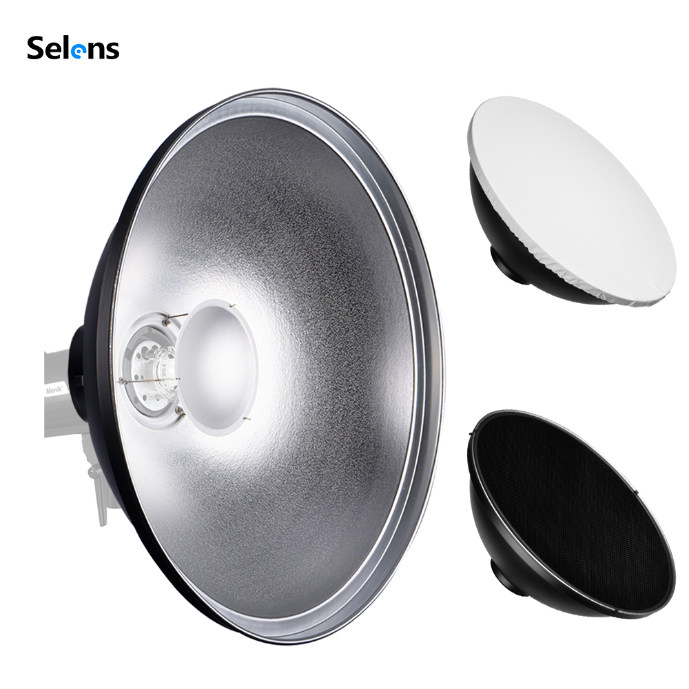 Selens 30/42/55cm Beauty Dish  - Beauty Dish 55Cm Studio review and price