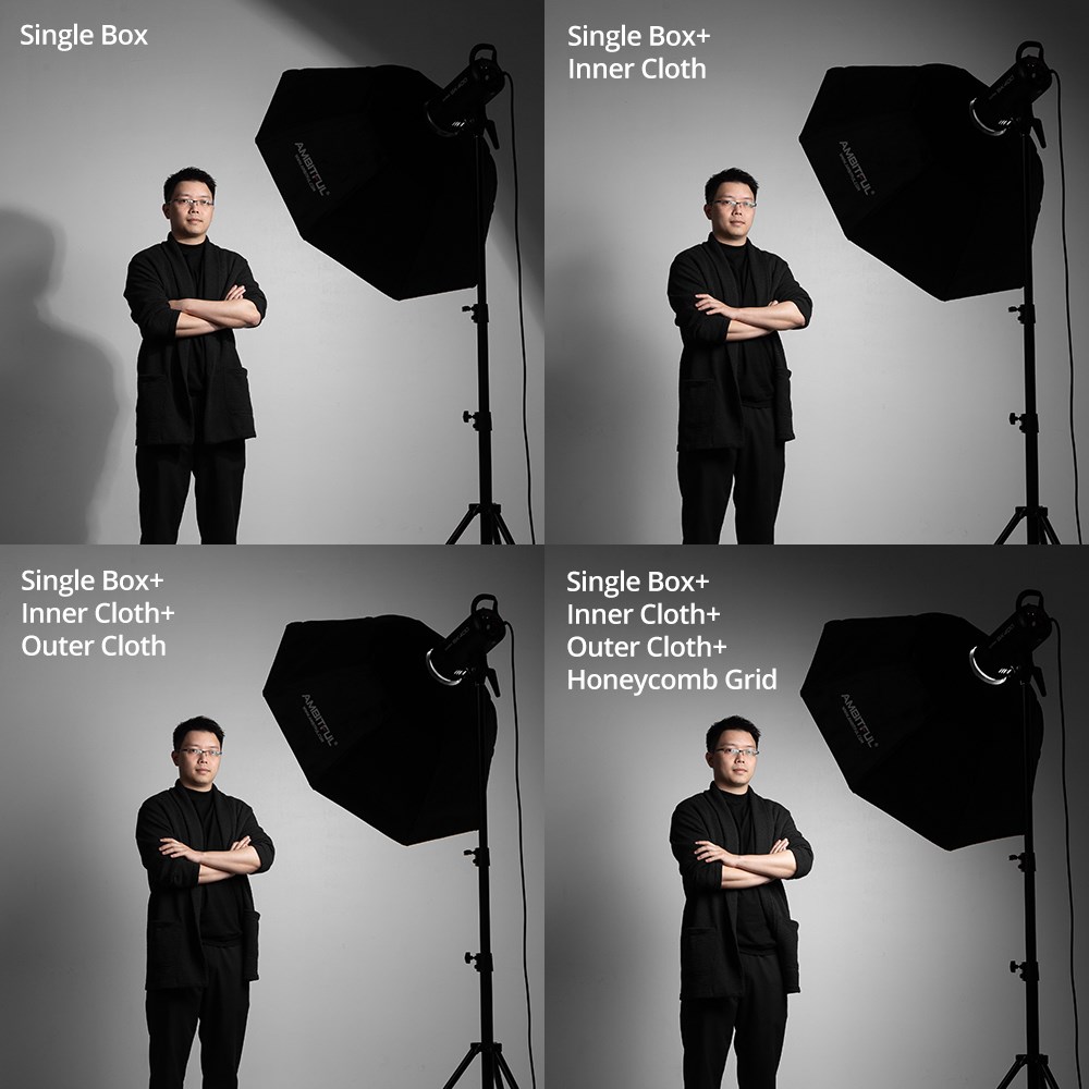 Large Softbox AMBITFUL 120cm 1 - Softbox 120Cm Octagon review and price