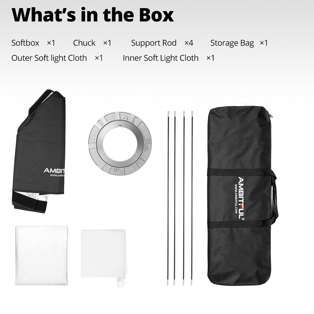 Large Softbox AMBITFUL 120cm 1 - Softbox 120Cm Octagon review and price