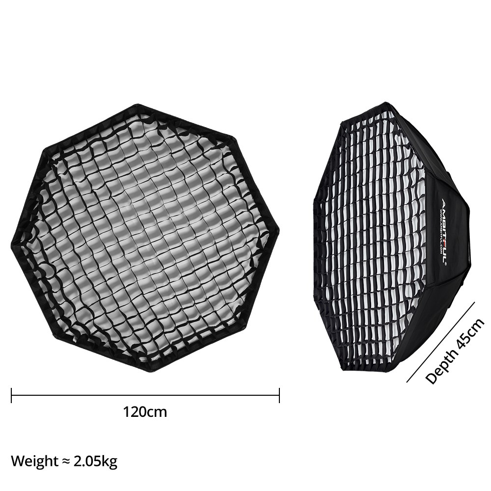 Large Softbox AMBITFUL 120cm 1 - Softbox 120Cm Octagon review and price