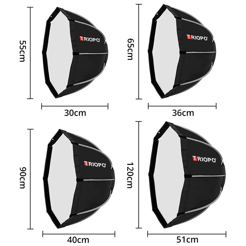 Triopo K2 55cm 65cm 90cm 120cm - Softbox 120Cm Octagon review and price