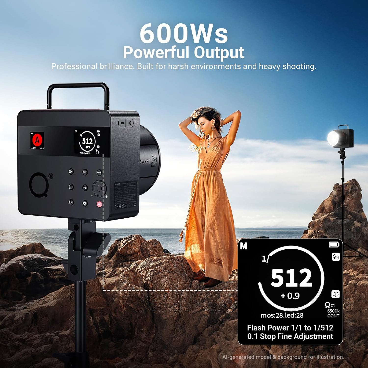 NEEWER 600Ws 2.4G TTL Outdoor  - Studio Strobe Hss Ttl review and price