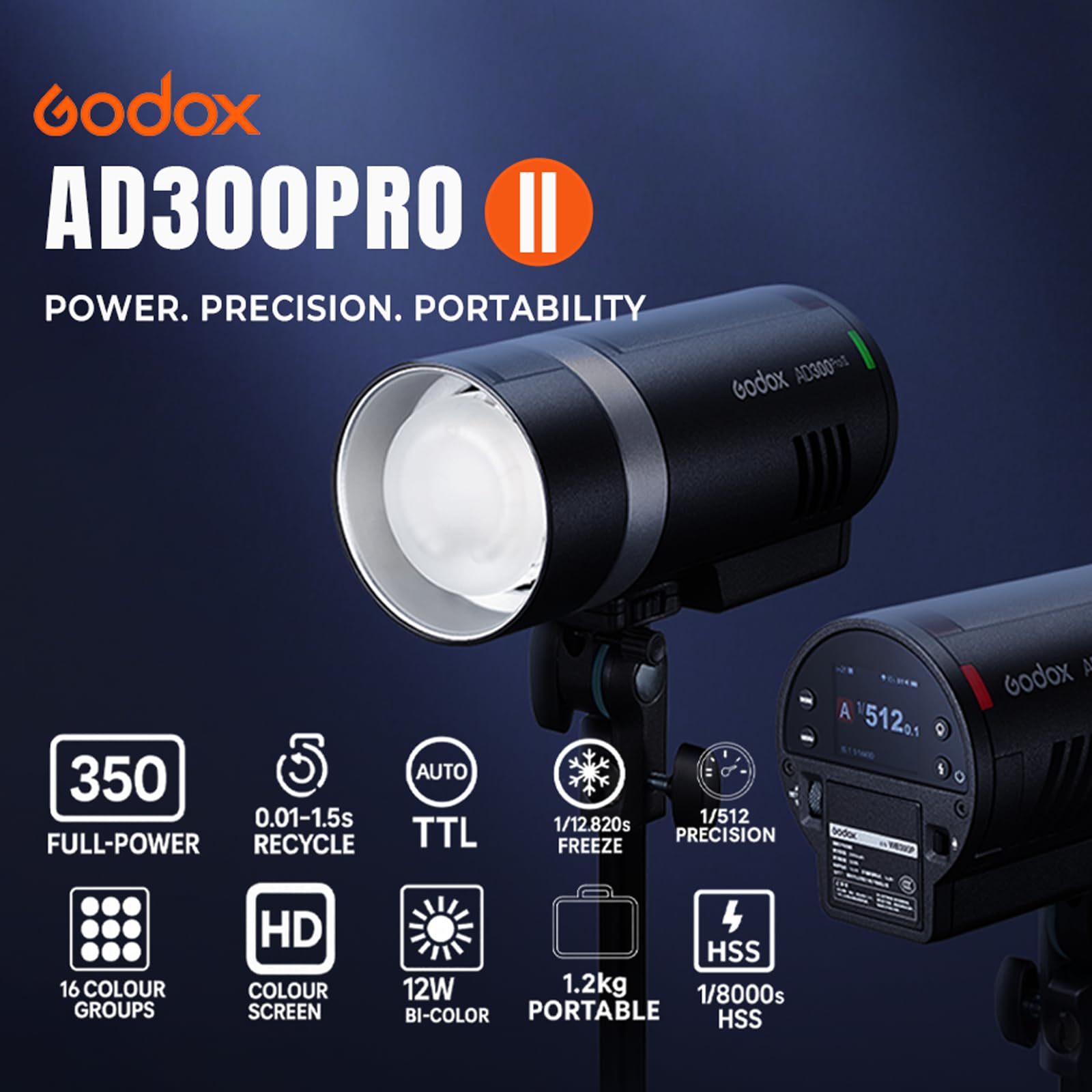 Godox AD300Pro II 300Ws TTL HS - Studio Strobe Hss Ttl review and price
