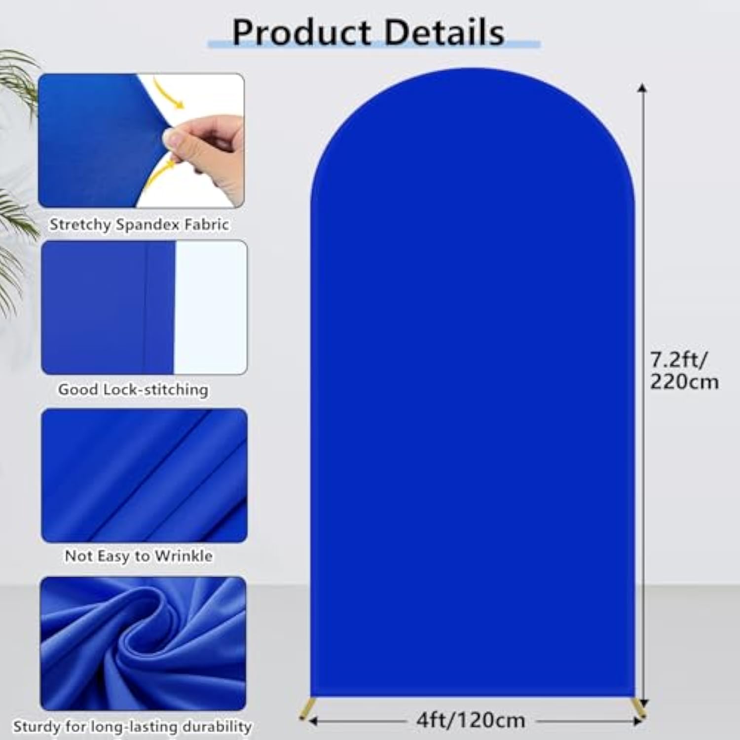 VIKAMA Blue Arch Cover Wedding - Photography Backdrop Stand Kit review and price