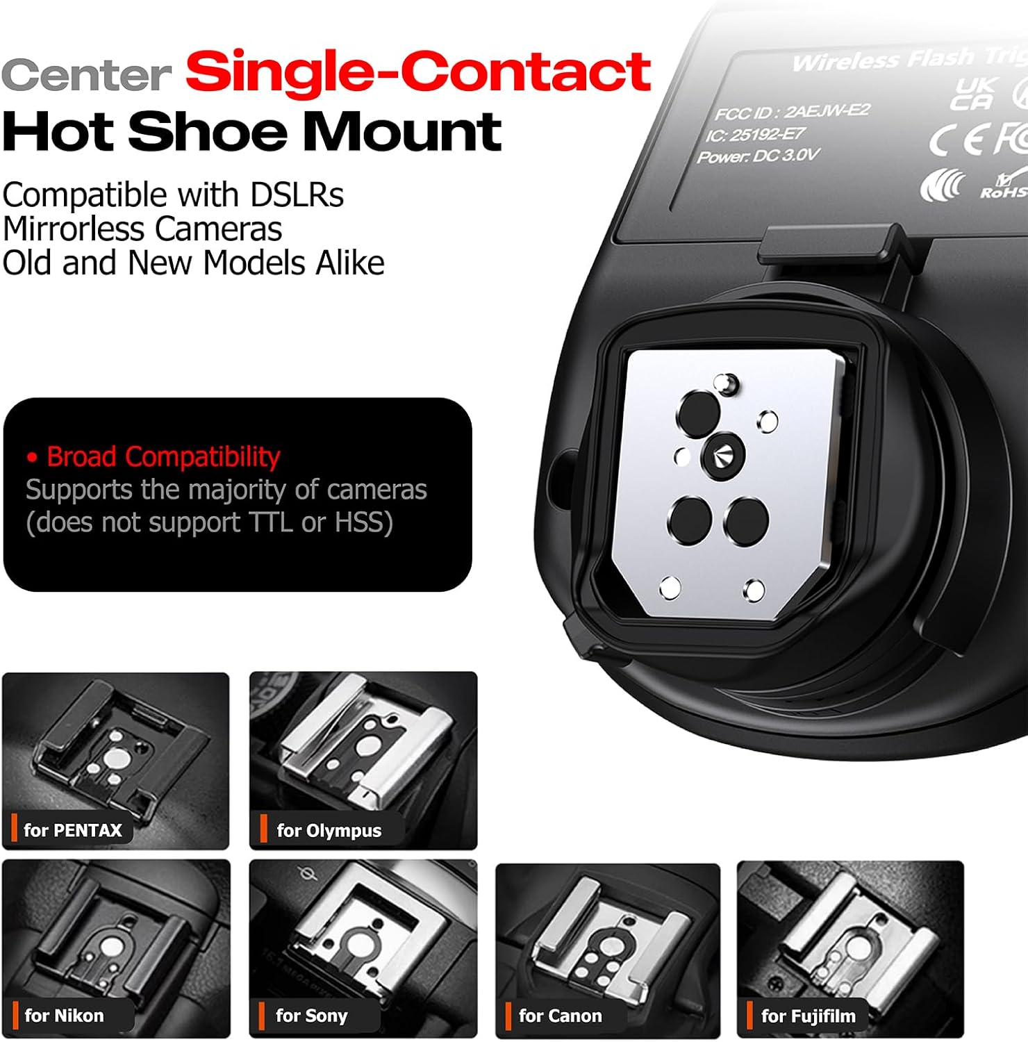 Non-TTL/HSS for Godox & Flashp - Wireless Flash Trigger 2.4G review and price