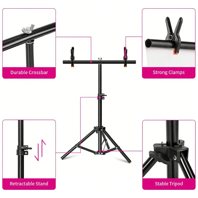 T-shaped Photography Backdrops - Photography Backdrop Stand Kit review and price