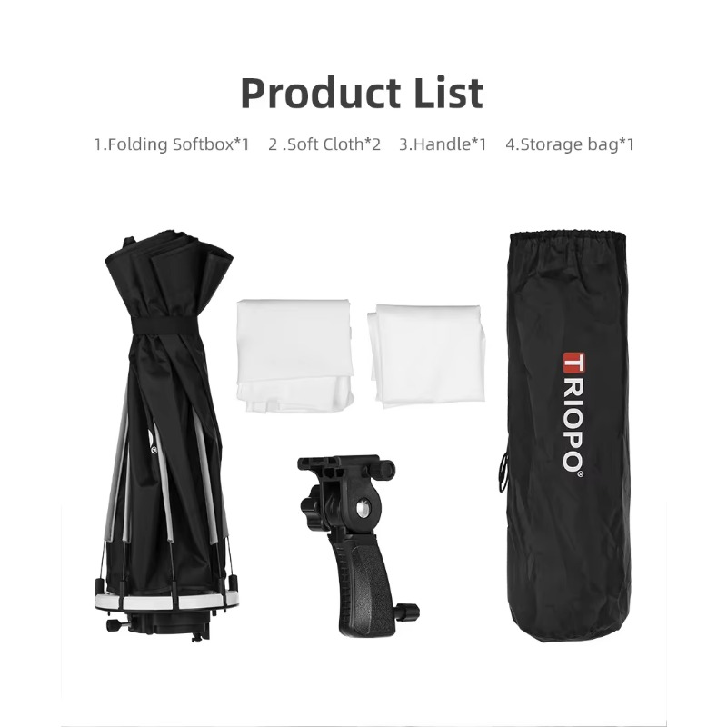 Triopo Softbox KS 55CM 65CM 90 - Softbox 120Cm Octagon review and price