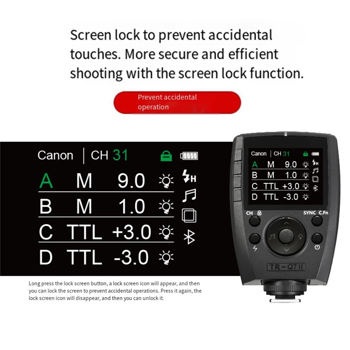 B21B TR-Q7II 2.4G Wireless Tri - Wireless Flash Trigger 2.4G review and price