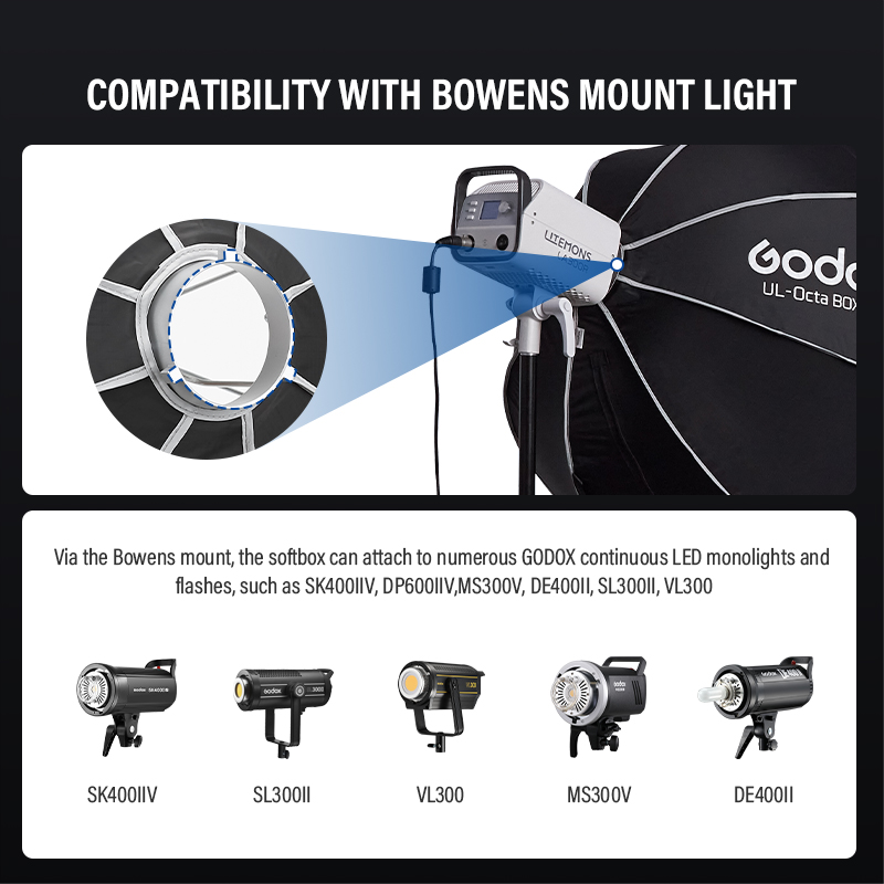 Godox UL-Octa BOX 60cm 90cm 12 - Softbox 120Cm Octagon review and price