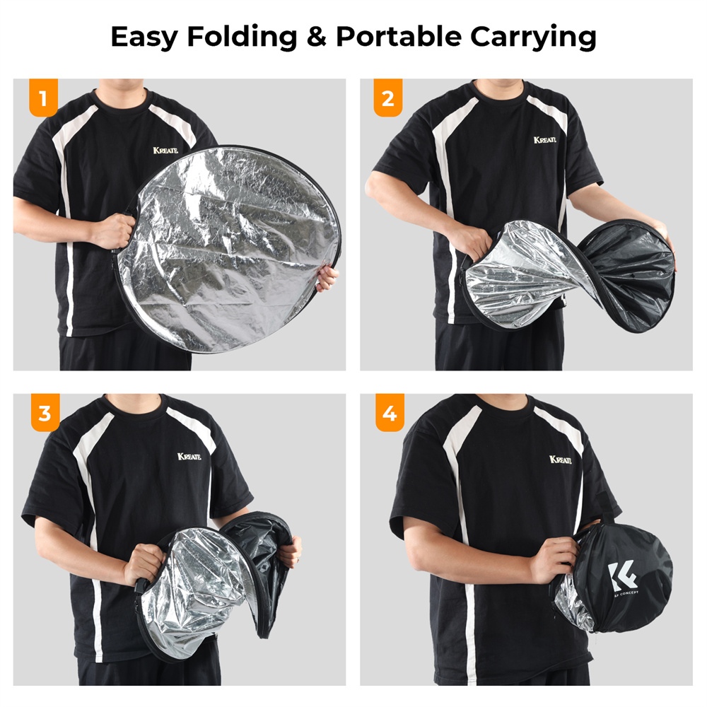 K&F CONCEPT 5-in-1 Light Refle - Reflector 5 In 1 110Cm review and price