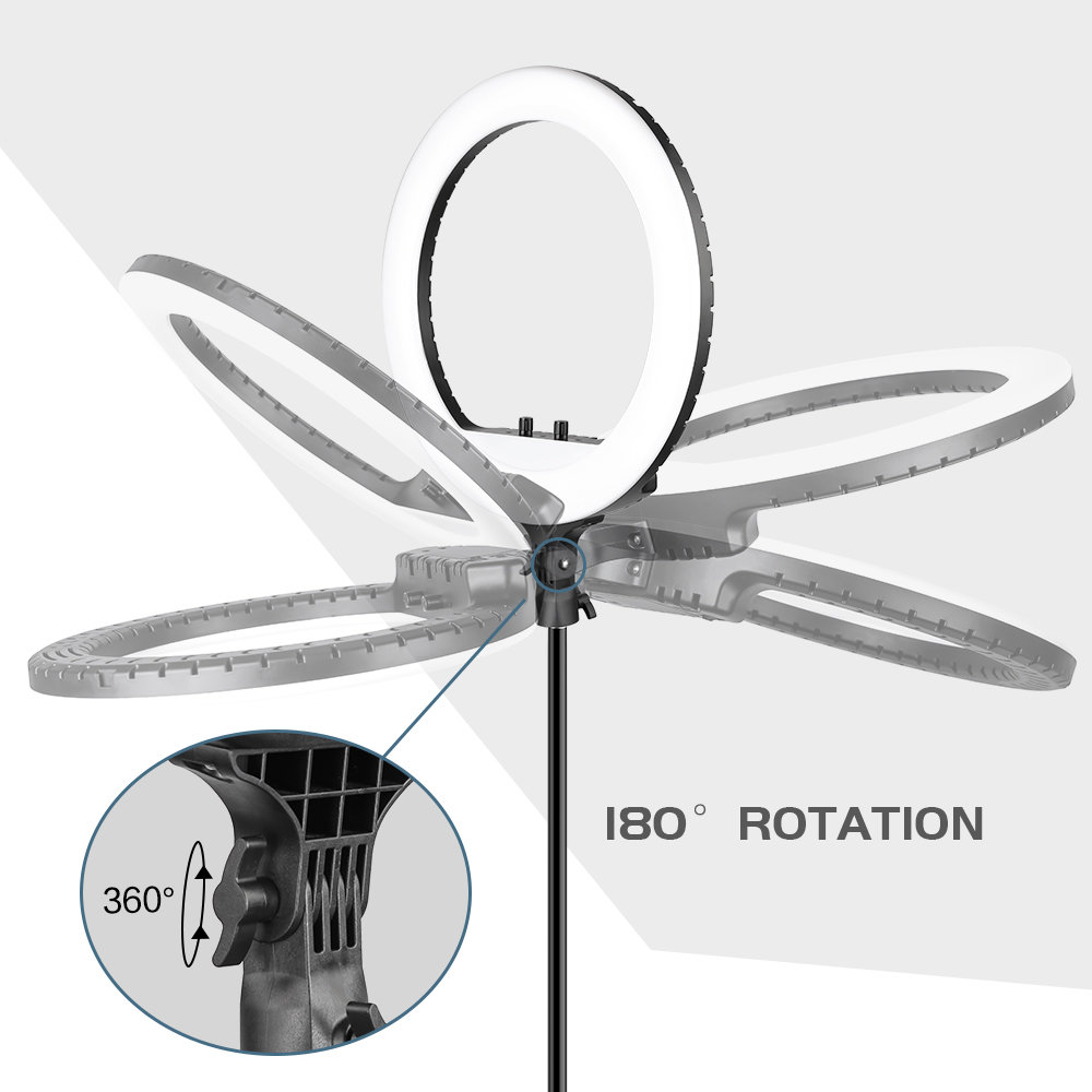 18 Inch LED Ring Light with Tr - Ring Light 18 Inch Studio review and price