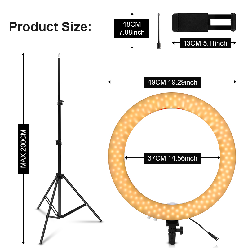 18 inch Ring Light With Tripod - Ring Light 18 Inch Studio review and price