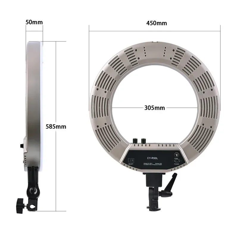18 Inch 55W 480 LED Adjustable - Ring Light 18 Inch Studio review and price