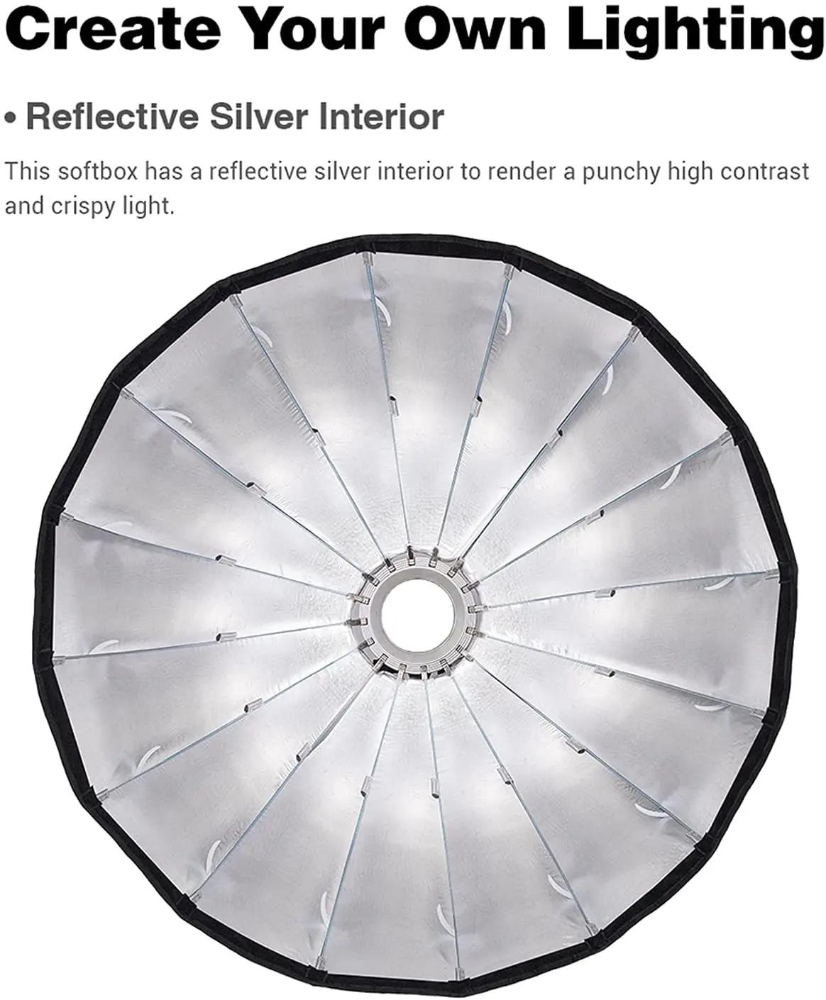 Godox QR-P70 70cm P90 90cm P12 - Softbox 120Cm Octagon review and price