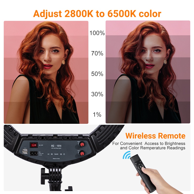 18 inch Ring Light with Tripod - Ring Light 18 Inch Studio review and price