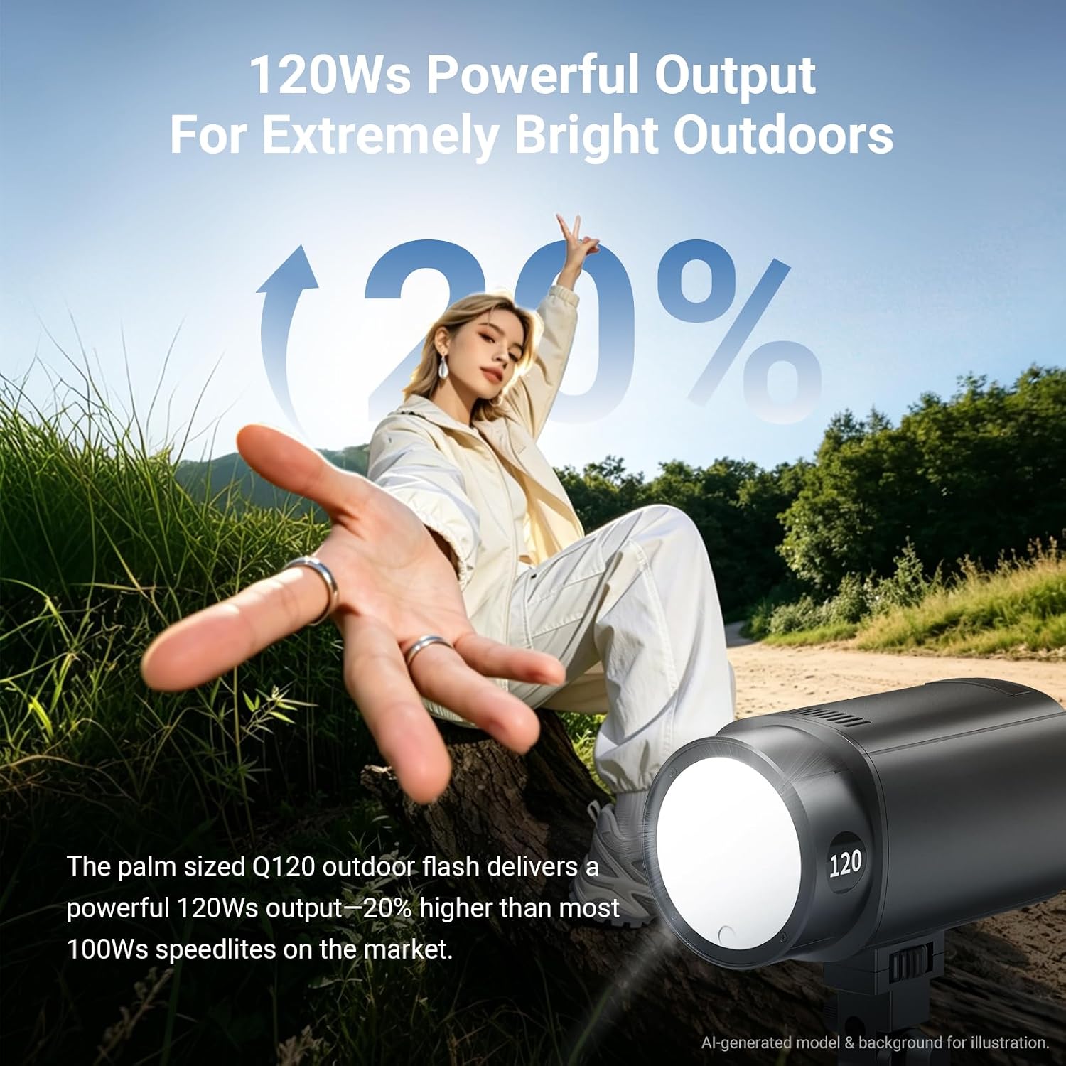 NEEWER Q120 120Ws 2.4G TTL Out - Studio Strobe Hss Ttl review and price