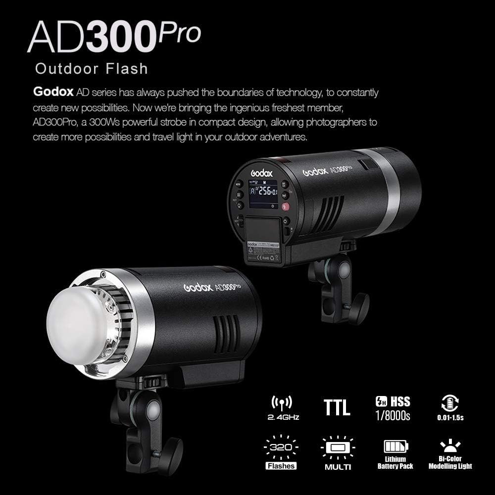 Godox AD300Pro 300Ws Outdoor F - Studio Strobe Hss Ttl review and price