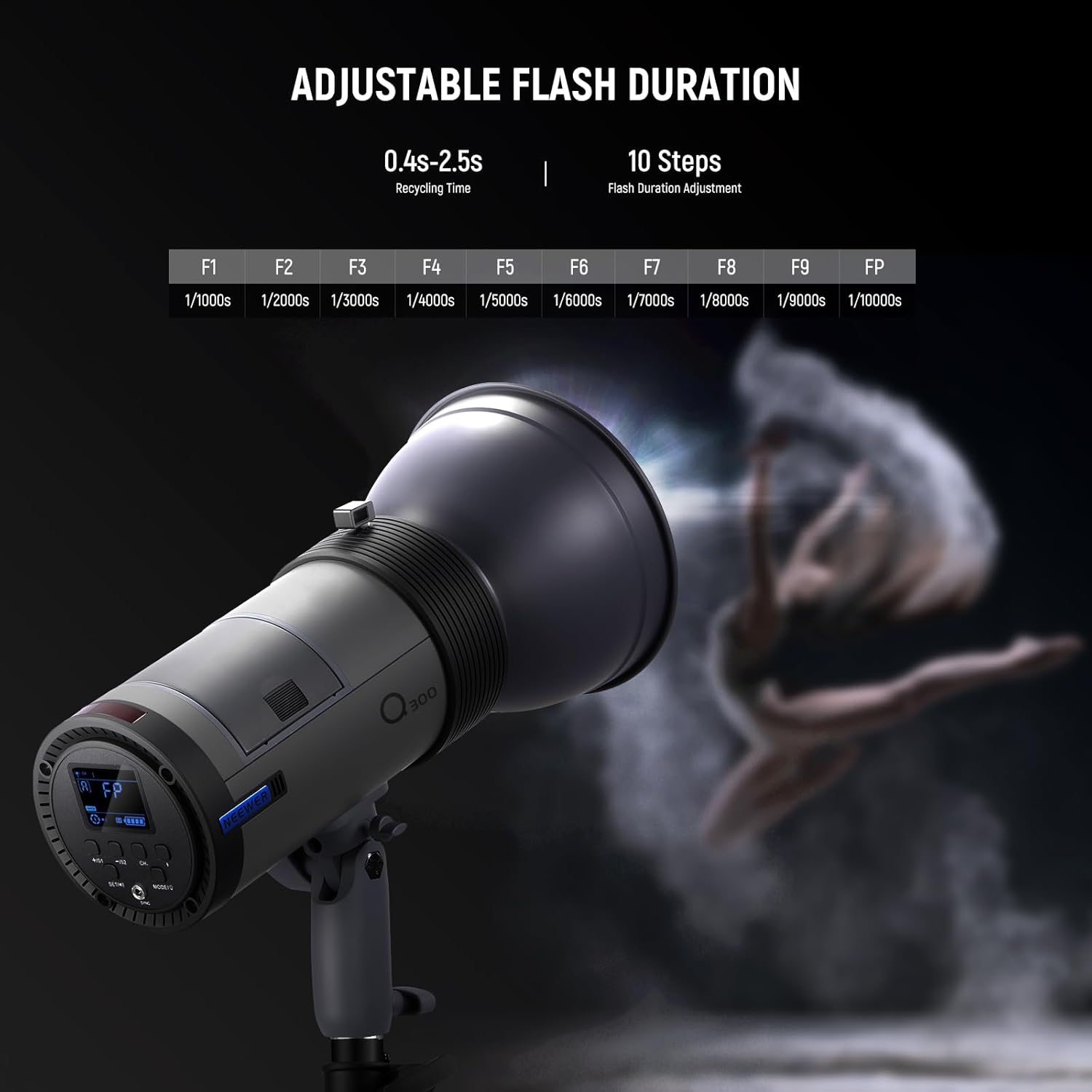 NEEWER Q300 300Ws 2.4G Outdoor - Wireless Flash Trigger 2.4G review and price