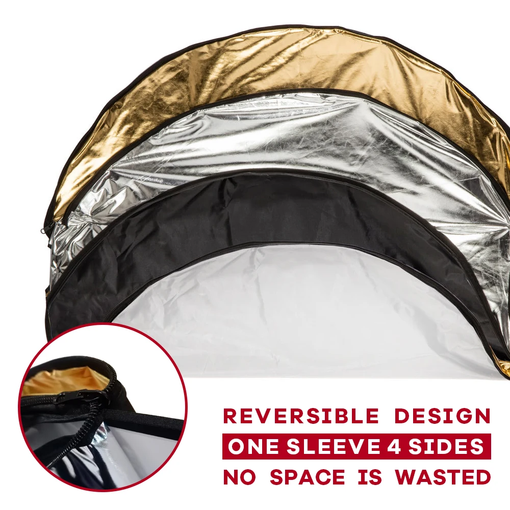60/80/110cm 5-in-1 Collapsible - Reflector 5 In 1 110Cm review and price