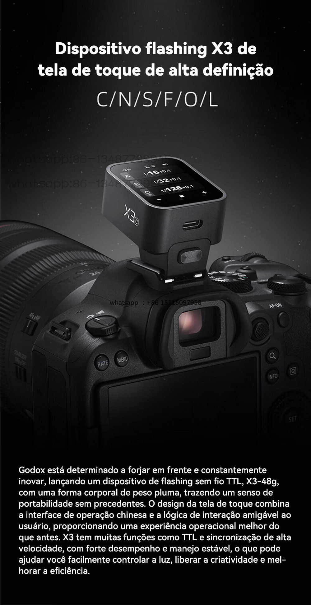 Godox X3 TTL HSS 2.4G wireless - Wireless Flash Trigger 2.4G review and price