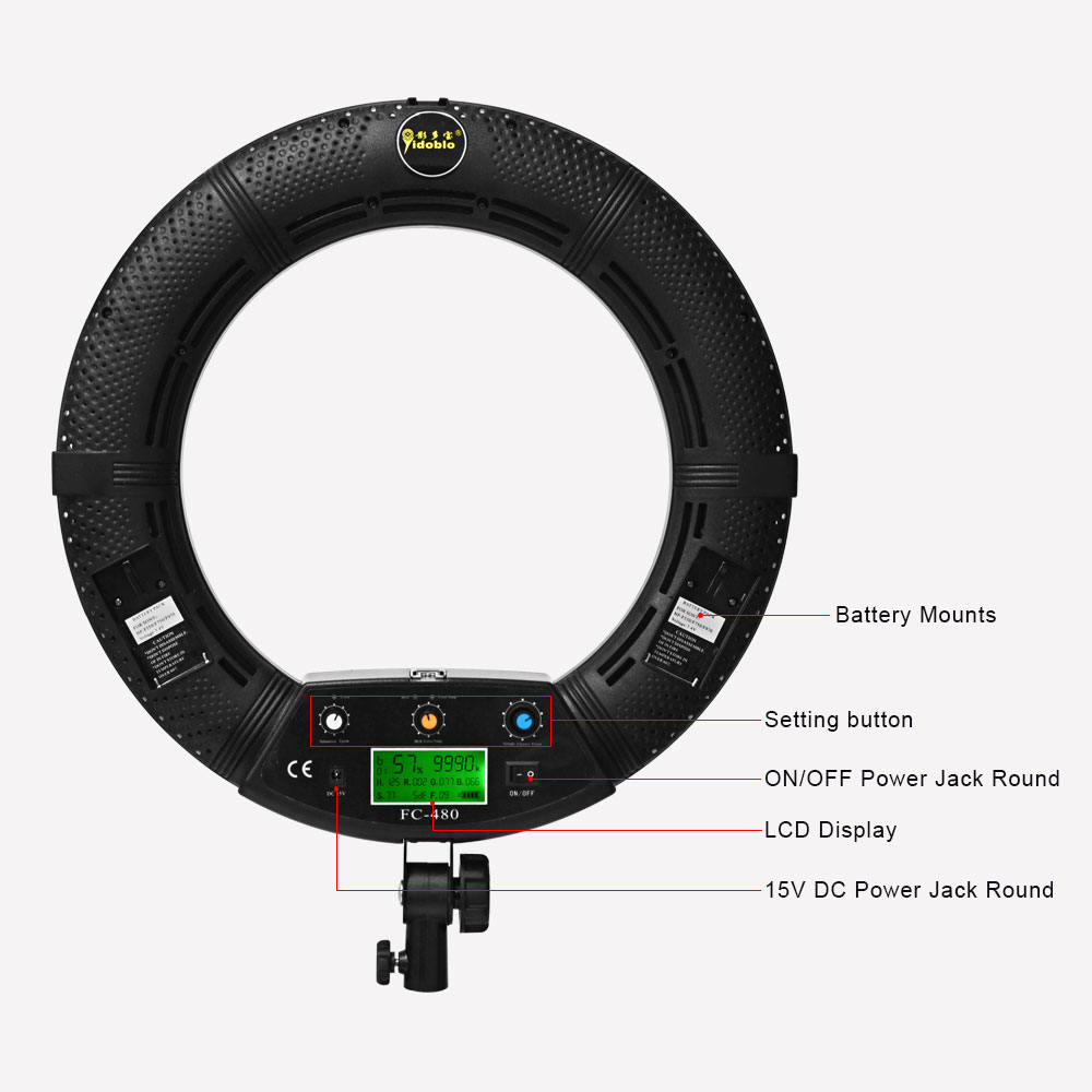Professional RGB Ring Light 45 - Ring Light 18 Inch Studio review and price