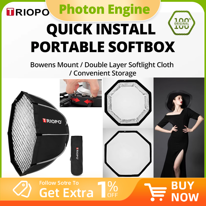 Triopo K2 120cm 90cm 65cm 55cm - Softbox 120Cm Octagon review and price