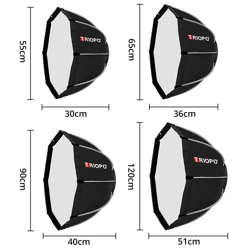 Triopo K2 120cm 90cm 65cm 55cm - Softbox 120Cm Octagon review and price