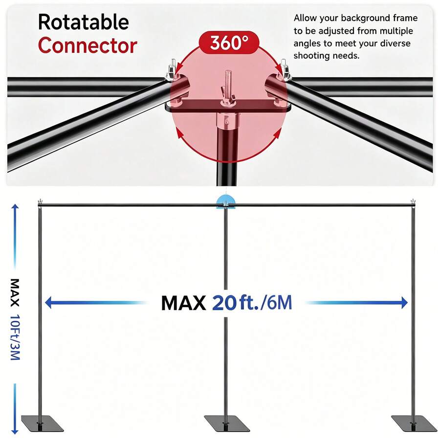 10x20FT Wedding Arch & Backdro - Photography Backdrop Stand Kit review and price