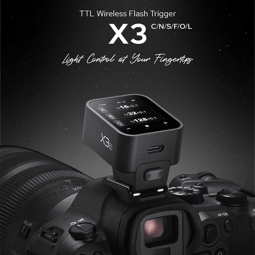 Godox X3 Touchscreen Quick Cha - Wireless Flash Trigger 2.4G review and price